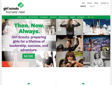 Tablet Screenshot of hngirlscouts.org